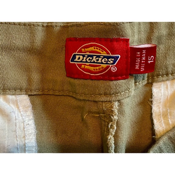 Dickies Women's Khaki Shorts Size 15‎ Casual Workwear Everyday Style - Picture 2 of 6